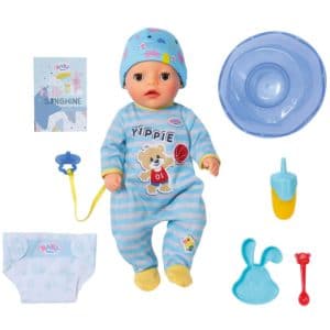 Baby Born interaktiv dukke - Soft Touch Little - Dreng