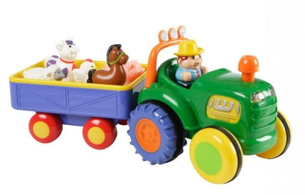 Happy Baby Legetøjs Traktor Med Vogn Og Dyr
