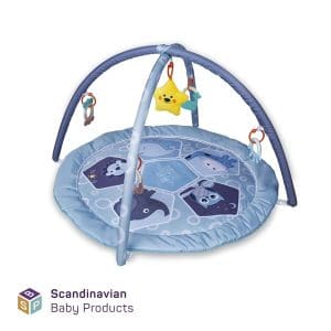 Scandinavian Baby Products Aktivitetsstativ med 5 stykker legetøj - ZOO