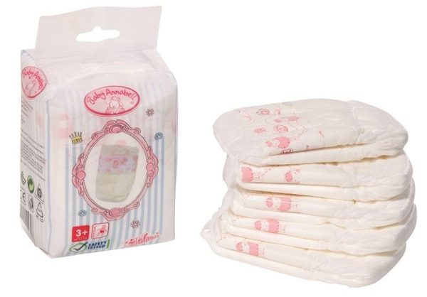 Baby Annabell Nappies 5 pack