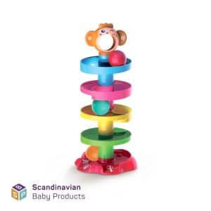 Scandinavian Baby - Kugletårn Med Abe