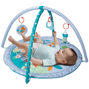 Scandinavian Baby Products - Aktivitetsstativ med 4 Stykker Legetøj - Skovtema