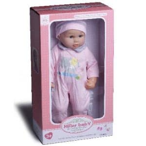 Babydukke Pige - 40 Cm - Miller Baby