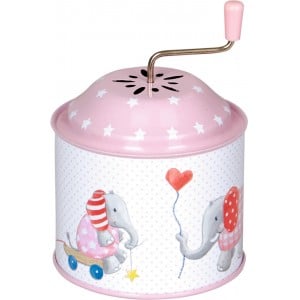 Die Spiegelburg Musical Box Elephant Light Pink Baby Charms - Legetøj