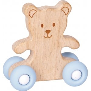 Die Spiegelburg Wooden Push Along Bear Baby Charms - Legetøj