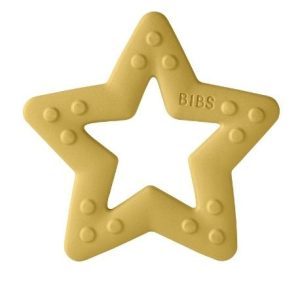 Bibs Baby Bitie, Bidering, Star, Mustard