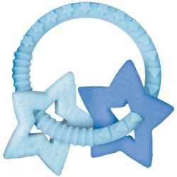 Die Spiegelburg Teething Ring Light Blue (2 Stars) Baby Charms - Legetøj