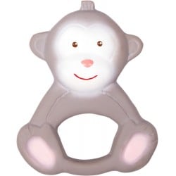Die Spiegelburg Teething Ring Natural Rubber Monkey Baby Charms - Legetøj