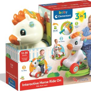 Baby Clementoni - Interactive Horse Ride On - 3-i-1 Gåbil