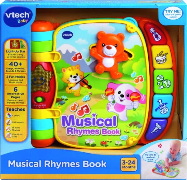 Vtech - Baby Musikbog Med Børnesange - Dansk