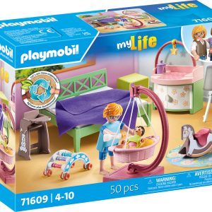 Playmobil My Life - Soveværelse Med Baby Legehjørne - 71609