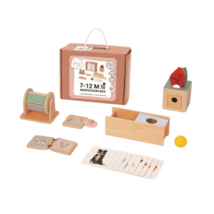 Montessori Box til baby (7-12 måneder)